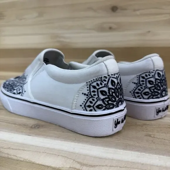 Yes We Vibe Bohemian Slip On Shoes UNISEX Men's 7/Women's 9 - Picture 10 of 16